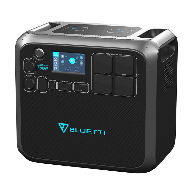 Bluetti AC200MAX Powerstation 2048 Wh Lithium LCD von Verschiedene