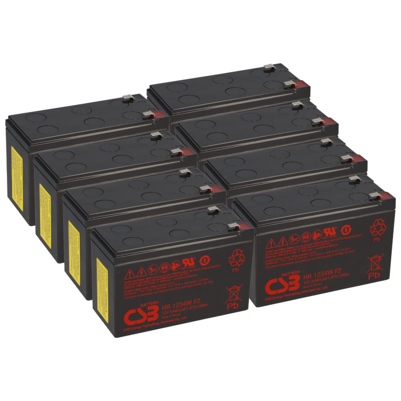 CSB-SCD105 kompatibler Akkusatz geeignet für APC RBC105 Plug & Play von Verschiedene
