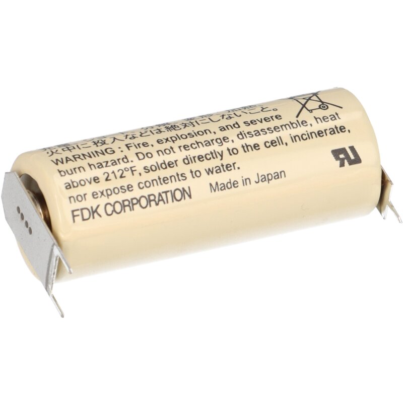 FDK Lithium 3V Batterie CR 17450 SE-FT1 A - Zelle Print 2/1 ++/- von Verschiedene