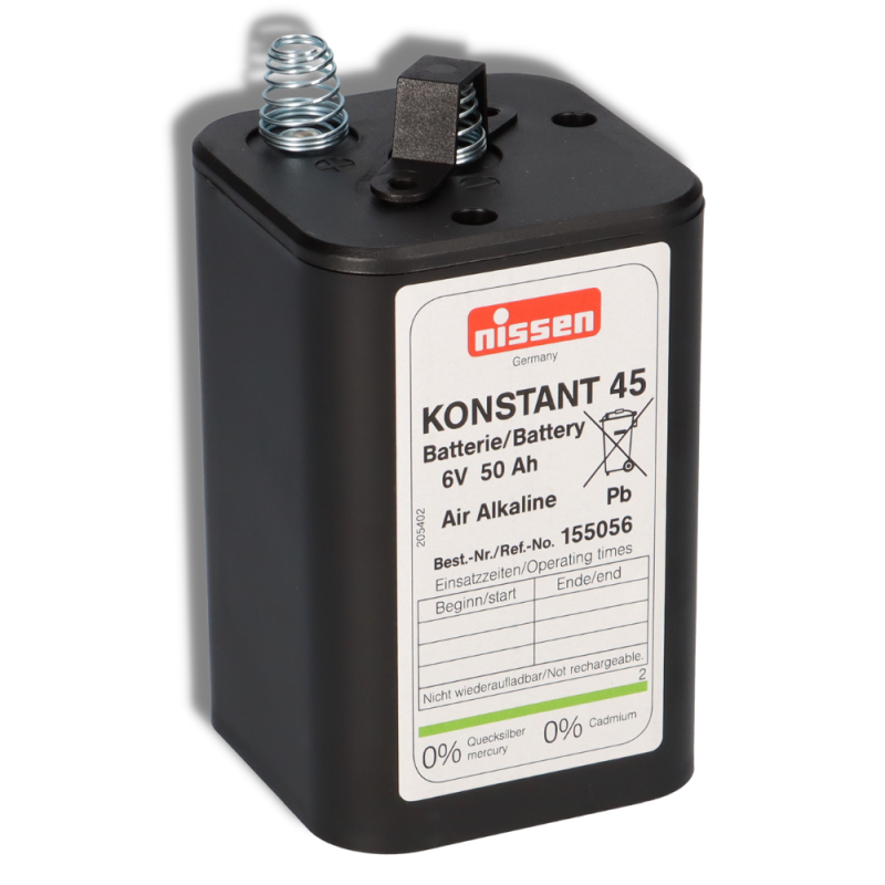 Nissen 4R25 Konstant 45 - 6V / 45-50Ah Luftsauerstoff - ohne Quecksilber und Cadmium Nissen 4R25 Konstant 45 - 6V / 45-50Ah Luftsauerstoff - ohne Quecksilber und Cadmium von Verschiedene