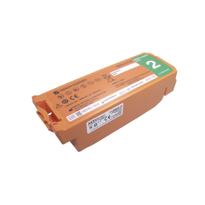Original Nihon Kohden Lithiumbatterie für Defibrillator Cardiolife AED2100 Original Nihon Kohden Lithiumbatterie für Defibrillator Cardiolife AED2100 von Markenlos