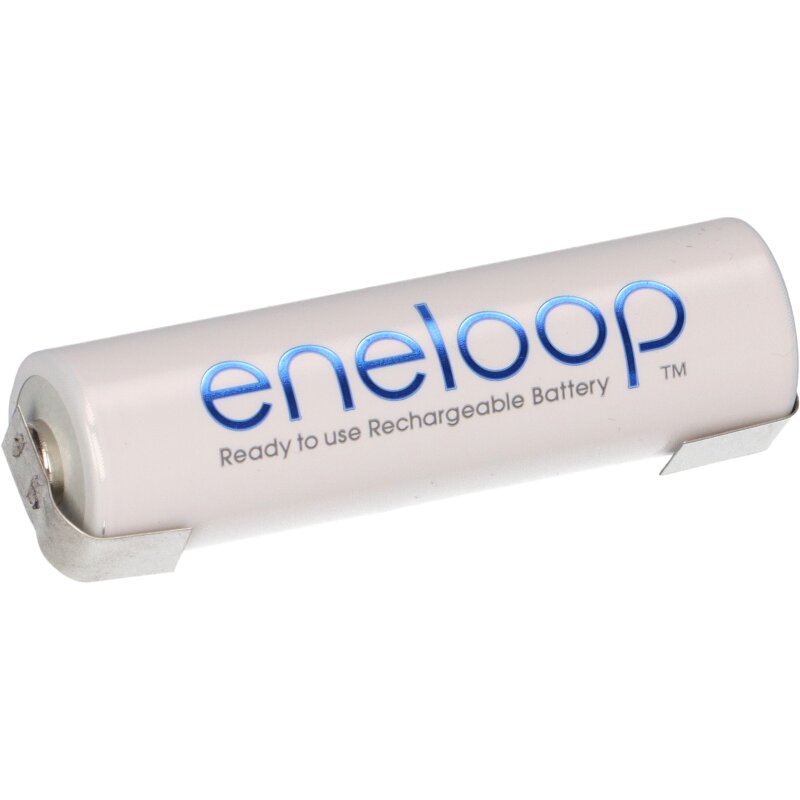 Panasonic Eneloop AA Mignon Akku 1.2V 2000mAh mit Lötfahne U-Form von Verschiedene