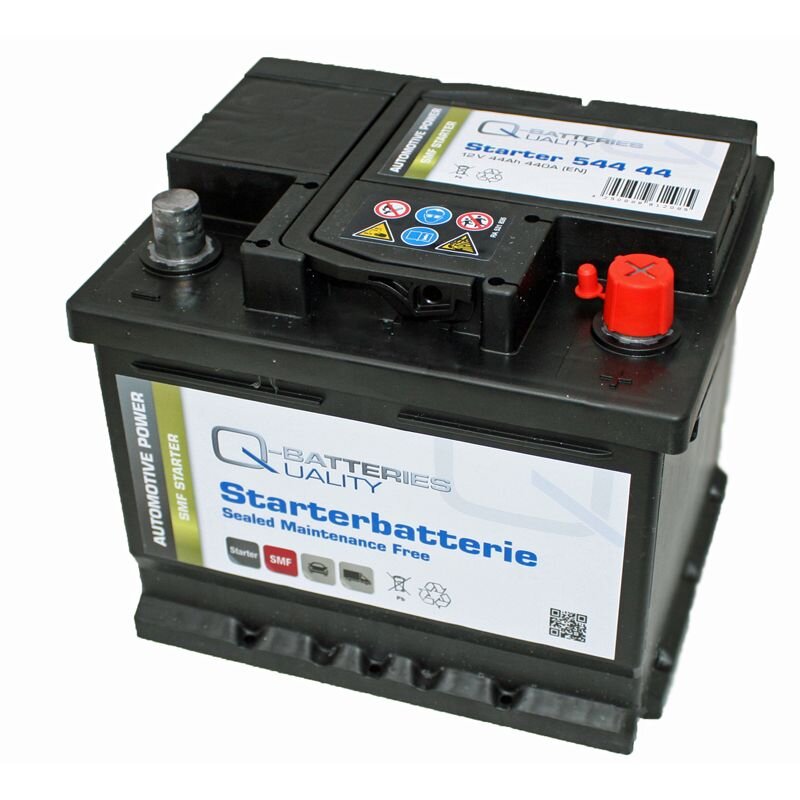Q-Batteries Starterbatterie 544 44 Q44 12V 44Ah 440A, wartungsfrei Q-Batteries Starterbatterie 544 44 Q44 12V 44Ah 440A, wartungsfrei von Verschiedene