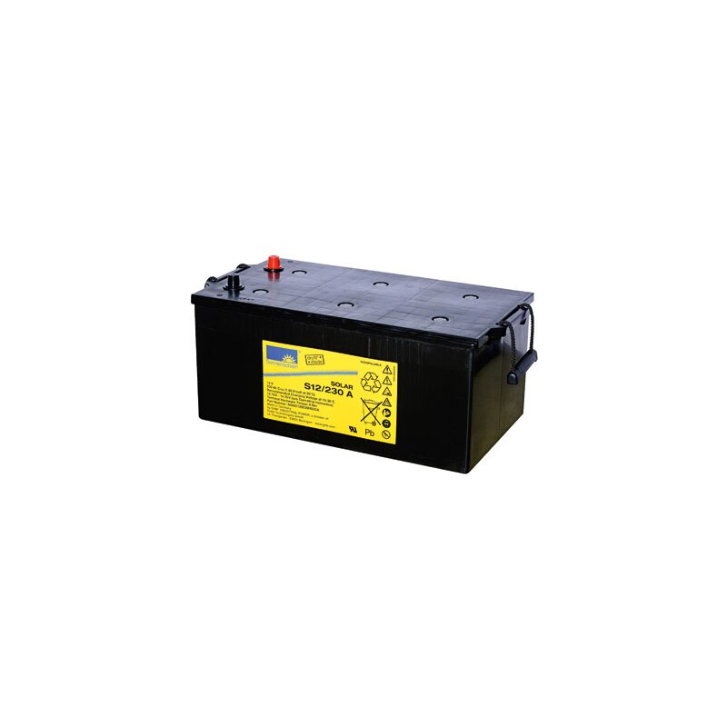 Sonnenschein Blei-Akku Solar S12/230A Pb 12V 230Ah A-Rundpol Sonnenschein Blei-Akku Solar S12/230A Pb 12V 230Ah A-Rundpol von Sonnenschein / Exide