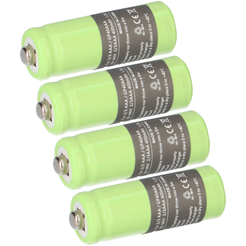 Telefonakku 4x Ni-MH 2,4V 400mAh Hagenuk Classico von Verschiedene