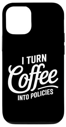 Witziger Versicherung Büro Spruch Design Hülle für iPhone 12/12 Pro von Versicherungsprofi Kaffee