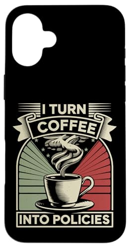 Witziger Versicherung Büro Spruch Design Hülle für iPhone 16 Plus Witziger Versicherung Büro Spruch Design Hülle für iPhone 16 Plus von Versicherungsprofi Kaffee