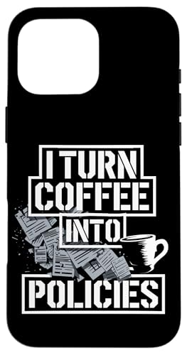 Witziger Versicherung Büro Spruch Design Hülle für iPhone 16 Pro Max Witziger Versicherung Büro Spruch Design Hülle für iPhone 16 Pro Max von Versicherungsprofi Kaffee