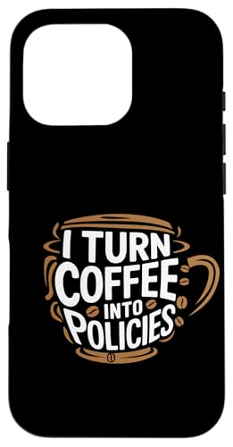 Witziger Versicherung Büro Spruch Design Hülle für iPhone 16 Pro von Versicherungsprofi Kaffee