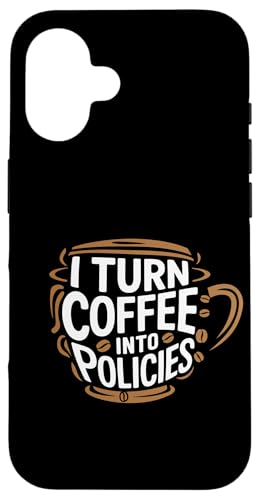 Witziger Versicherung Büro Spruch Design Hülle für iPhone 16 Witziger Versicherung Büro Spruch Design Hülle für iPhone 16 von Versicherungsprofi Kaffee