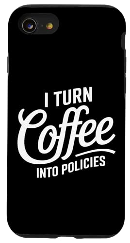 Witziger Versicherung Büro Spruch Design Hülle für iPhone SE (2020) / 7 / 8 von Versicherungsprofi Kaffee