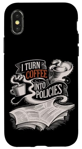 Witziger Versicherung Büro Spruch Design Hülle für iPhone X/XS Witziger Versicherung Büro Spruch Design Hülle für iPhone X/XS von Versicherungsprofi Kaffee
