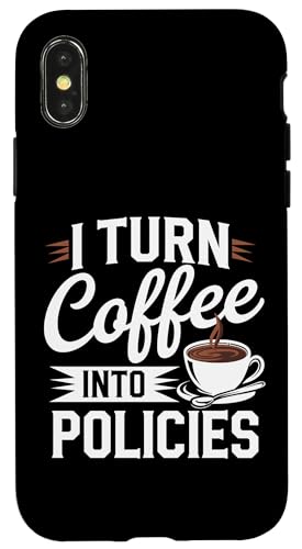 Witziger Versicherung Büro Spruch Design Hülle für iPhone X/XS Witziger Versicherung Büro Spruch Design Hülle für iPhone X/XS von Versicherungsprofi Kaffee
