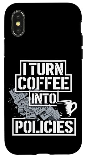 Witziger Versicherung Büro Spruch Design Hülle für iPhone X/XS Witziger Versicherung Büro Spruch Design Hülle für iPhone X/XS von Versicherungsprofi Kaffee