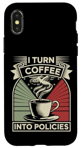 Witziger Versicherung Büro Spruch Design Hülle für iPhone X/XS Witziger Versicherung Büro Spruch Design Hülle für iPhone X/XS von Versicherungsprofi Kaffee