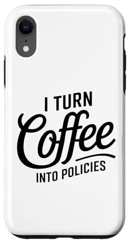 Witziger Versicherung Büro Spruch Design Hülle für iPhone XR Witziger Versicherung Büro Spruch Design Hülle für iPhone XR von Versicherungsprofi Kaffee
