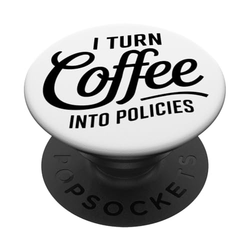 Witziger Versicherung Büro Spruch Design PopSockets Klebender PopGrip Witziger Versicherung Büro Spruch Design PopSockets Klebender PopGrip von Versicherungsprofi Kaffee