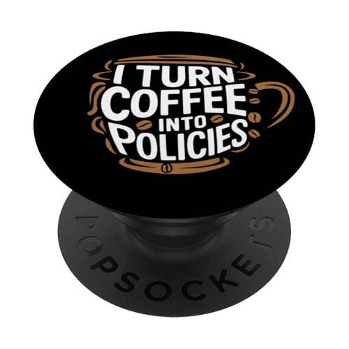 Witziger Versicherung Büro Spruch Design PopSockets Klebender PopGrip Witziger Versicherung Büro Spruch Design PopSockets Klebender PopGrip von Versicherungsprofi Kaffee