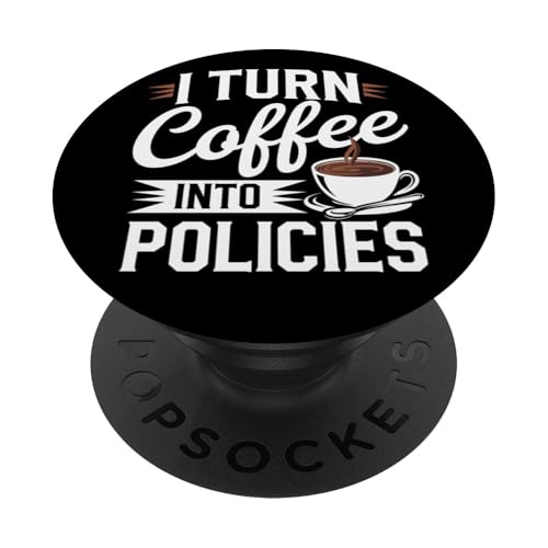 Witziger Versicherung Büro Spruch Design PopSockets Klebender PopGrip Witziger Versicherung Büro Spruch Design PopSockets Klebender PopGrip von Versicherungsprofi Kaffee