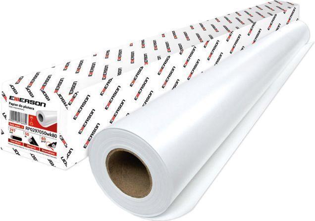 Emerson Rollenpapier für Plotter 610 mm x 50 m, 90 g, Kern 50 mm. (RP0610050WK90) von Vertiv