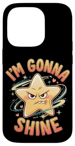 Lustiger Stern Entschlossenheit Motivation Vintage Hülle für iPhone 14 Pro von Vertrauen Inspirierend Positiv Geschenk