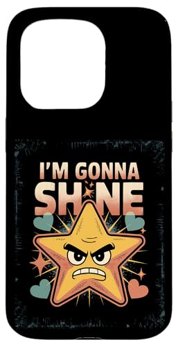 Lustiger Stern Entschlossenheit Motivation Vintage Hülle für iPhone 15 Pro von Vertrauen Inspirierend Positiv Geschenk