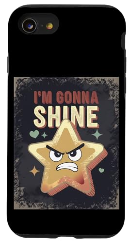 Lustiger Stern Entschlossenheit Motivation Vintage Hülle für iPhone SE (2020) / 7 / 8 von Vertrauen Inspirierend Positiv Geschenk