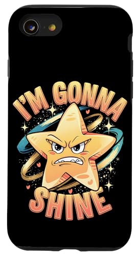 Lustiger Stern Entschlossenheit Motivation Vintage Hülle für iPhone SE (2020) / 7 / 8 von Vertrauen Inspirierend Positiv Geschenk
