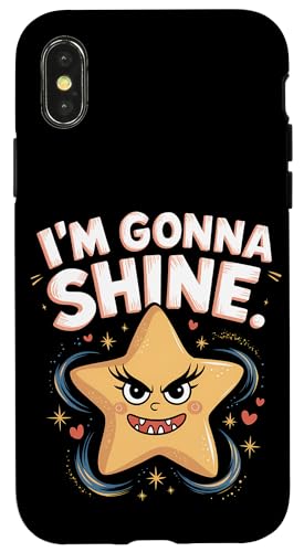 Lustiger Stern Entschlossenheit Motivation Vintage Hülle für iPhone X/XS Lustiger Stern Entschlossenheit Motivation Vintage Hülle für iPhone X/XS von Vertrauen Inspirierend Positiv Geschenk