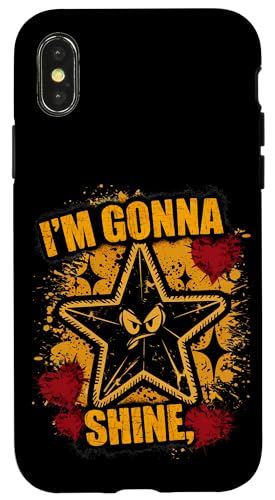 Lustiger Stern Entschlossenheit Motivation Vintage Hülle für iPhone X/XS Lustiger Stern Entschlossenheit Motivation Vintage Hülle für iPhone X/XS von Vertrauen Inspirierend Positiv Geschenk