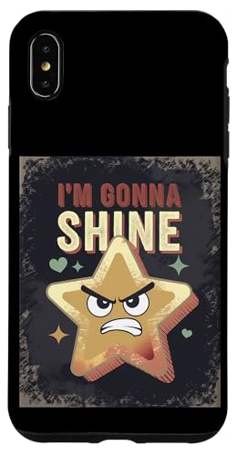 Lustiger Stern Entschlossenheit Motivation Vintage Hülle für iPhone XS Max Lustiger Stern Entschlossenheit Motivation Vintage Hülle für iPhone XS Max von Vertrauen Inspirierend Positiv Geschenk