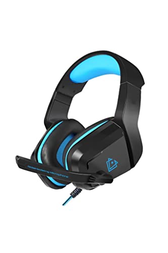 Vertux Shasta, Over-Ear 3,5-mm-Gaming-Headset mit geräuschisolierendem Mikrofon, HD-Sound, Lautstärkeregelung und bequemen gepolsterten Ohrenschützern von Vertux