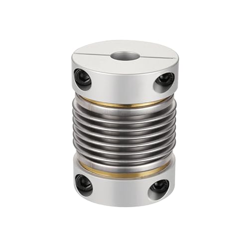 1 Stück Außendurchmesser 16mm, Länge 27mm, flexible Balgkupplung aus Aluminiumlegierung, geeignet für CNC-Werkzeugmaschinen von Veruying
