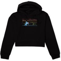 Disney Sketch Women's Cropped Hoodie - Black - XS - Schwarz von VeryNeko