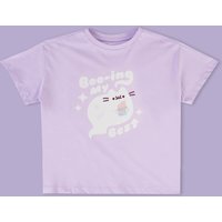 Pusheen Boo-ing My Best Women's Cropped T-Shirt - Lilac - XS - Flieder Pusheen Boo-ing My Best Women's Cropped T-Shirt - Lilac - XS - Flieder von VeryNeko