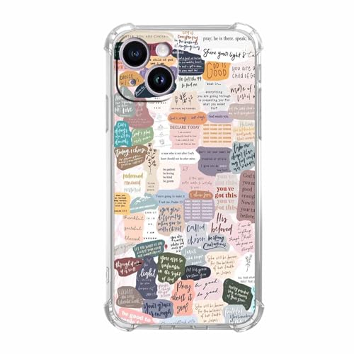 Schutzhülle mit Bibelversen für iPhone 13 Mini, christliche Jesus-Zitate, Collage-Muster für Christen, trendige, weiche TPU-Schutzhülle, kompatibel mit iPhone 13 Mini Schutzhülle mit Bibelversen für iPhone 13 Mini, christliche Jesus-Zitate, Collage-Muster für Christen, trendige, weiche TPU-Schutzhülle, kompatibel mit iPhone 13 Mini von Vesidurt