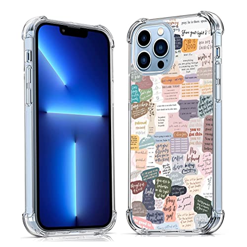 Schutzhülle mit Bibelversen für iPhone 13 Pro Max, christliche Jesus-Zitate, Collage, trendige, weiche TPU-Schutzhülle, kompatibel mit iPhone 13 Pro Max Schutzhülle mit Bibelversen für iPhone 13 Pro Max, christliche Jesus-Zitate, Collage, trendige, weiche TPU-Schutzhülle, kompatibel mit iPhone 13 Pro Max von Vesidurt