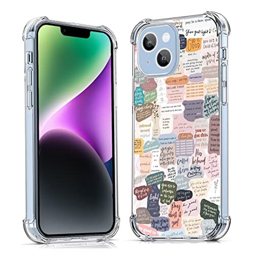 Schutzhülle mit Bibelversen für iPhone 14 Plus, christliche Jesus-Zitate, Collage, trendige, weiche TPU-Schutzhülle, kompatibel mit iPhone 14 Plus Schutzhülle mit Bibelversen für iPhone 14 Plus, christliche Jesus-Zitate, Collage, trendige, weiche TPU-Schutzhülle, kompatibel mit iPhone 14 Plus von Vesidurt