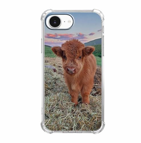 Vesidurt Highland Schutzhülle für iPhone 16e mit niedlichem Kuhmotiv, trendige, weiche TPU-Schutzhülle für iPhone 16e Vesidurt Highland Schutzhülle für iPhone 16e mit niedlichem Kuhmotiv, trendige, weiche TPU-Schutzhülle für iPhone 16e von Vesidurt