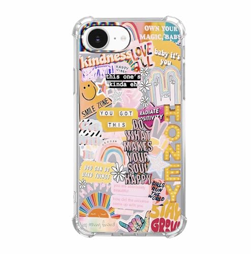 Vesidurt Positive Quotes Collage Schutzhülle für iPhone 16e, Hippie Indie ästhetisches Muster, einzigartige, weiche TPU-Schutzhülle für iPhone 16e Vesidurt Positive Quotes Collage Schutzhülle für iPhone 16e, Hippie Indie ästhetisches Muster, einzigartige, weiche TPU-Schutzhülle für iPhone 16e von Vesidurt