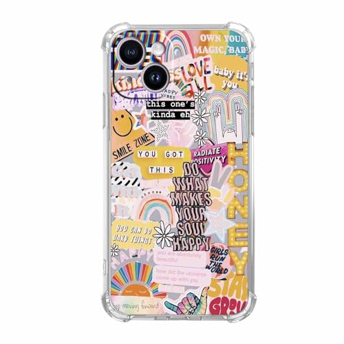 Vesidurt Positive Quotes Collage Schutzhülle für iPhone 15, Hippie-Indie-ästhetisches Muster, einzigartige, weiche TPU-Schutzhülle für iPhone 15 Vesidurt Positive Quotes Collage Schutzhülle für iPhone 15, Hippie-Indie-ästhetisches Muster, einzigartige, weiche TPU-Schutzhülle für iPhone 15 von Vesidurt