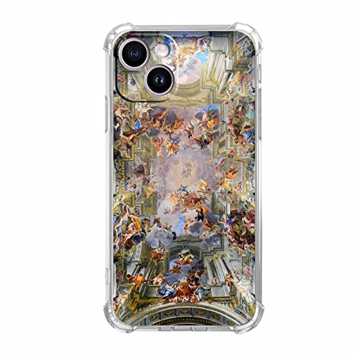 Vesidurt Renaissance Art Schutzhülle für iPhone 14, ästhetisches Europa, Malerei für Männer und Frauen, einzigartige, weiche TPU-Schutzhülle, kompatibel mit iPhone 14 von Vesidurt