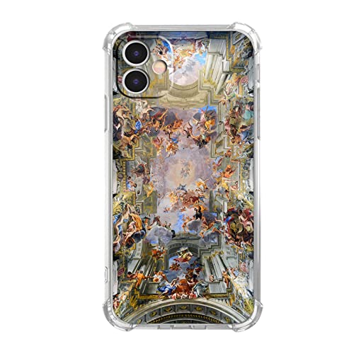 Vesidurt Renaissance-Kunst für iPhone 11 Hülle, ästhetische europäische Malerei Hülle für Männer und Frauen, einzigartige weiche TPU-Bumperhülle, kompatibel mit iPhone 11 von Vesidurt