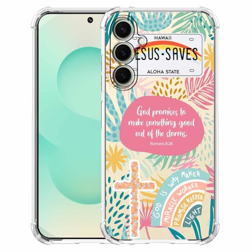 Vesidurt Schutzhülle für Samsung Galaxy S25+, transparent, christliches Positivitätszitat-Muster, trendige, weiche TPU-Schutzhülle, kompatibel mit Galaxy S25 Plus Vesidurt Schutzhülle für Samsung Galaxy S25+, transparent, christliches Positivitätszitat-Muster, trendige, weiche TPU-Schutzhülle, kompatibel mit Galaxy S25 Plus von Vesidurt