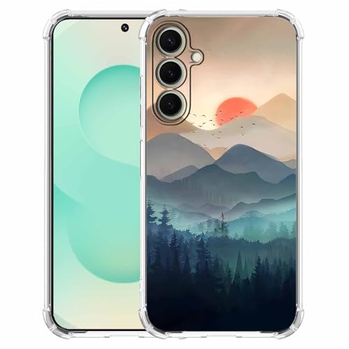 Vesidurt Schutzhülle für Samsung Galaxy S25 Plus, Motiv: Berg-Sonnenuntergang, Natur, Wildnis, Landschaft, trendige, weiche TPU-Schutzhülle für Galaxy S25 Plus Vesidurt Schutzhülle für Samsung Galaxy S25 Plus, Motiv: Berg-Sonnenuntergang, Natur, Wildnis, Landschaft, trendige, weiche TPU-Schutzhülle für Galaxy S25 Plus von Vesidurt