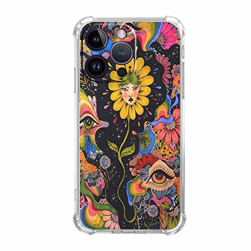 Vesidurt Trippy Psychedelic Flower Case für iPhone 14 Pro, Hippie Eyes Art Pattern Case for Men Women,Unique Soft TPU Bumper Case for iPhone 14 Pro, VESIP14PRO_31 Vesidurt Trippy Psychedelic Flower Case für iPhone 14 Pro, Hippie Eyes Art Pattern Case for Men Women,Unique Soft TPU Bumper Case for iPhone 14 Pro, VESIP14PRO_31 von Vesidurt