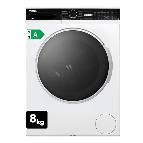VESTEL VG-WFT2843WA Waschmaschine Frontlader/A / 8 kg / 1400 U/min/Adanced Inverter Motor / 15 Programme inkl. 12 min Kurzprogramm/AquaStop/Weiß VESTEL VG-WFT2843WA Waschmaschine Frontlader/A / 8 kg / 1400 U/min/Adanced Inverter Motor / 15 Programme inkl. 12 min Kurzprogramm/AquaStop/Weiß von Vestel