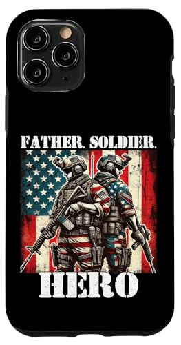 Stolzer Militärveteran Vater Soldat Held Veterans Day Papa Hülle für iPhone 11 Pro Stolzer Militärveteran Vater Soldat Held Veterans Day Papa Hülle für iPhone 11 Pro von Veteran Dad Hero Apparel.USA