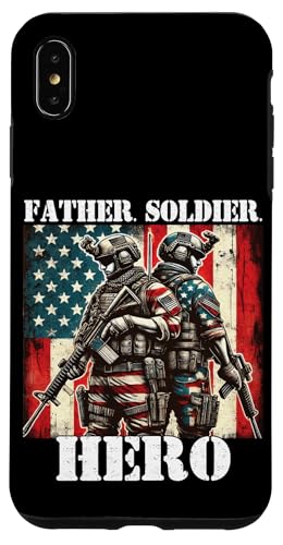 Stolzer Militärveteran Vater Soldat Held Veterans Day Papa Hülle für iPhone XS Max Stolzer Militärveteran Vater Soldat Held Veterans Day Papa Hülle für iPhone XS Max von Veteran Dad Hero Apparel.USA