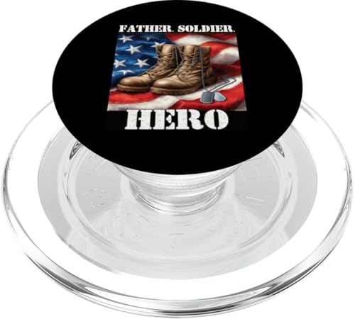Stolzer Vater Sohn Tochter Armee Militär Soldat Veteran Papa PopSockets PopGrip für MagSafe Stolzer Vater Sohn Tochter Armee Militär Soldat Veteran Papa PopSockets PopGrip für MagSafe von Veteran Dad Hero Apparel.USA